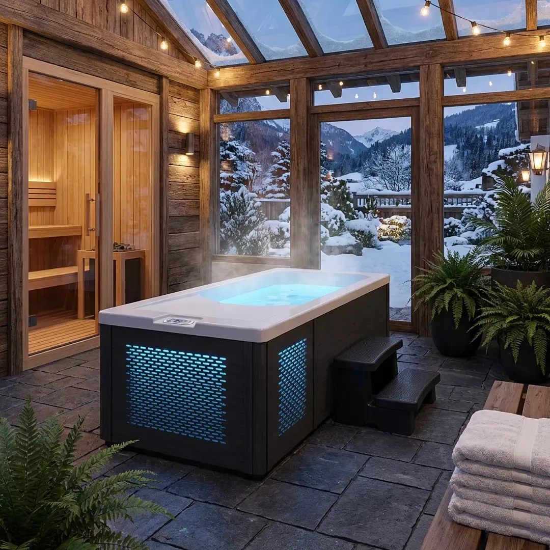 bain à froid plunge pool