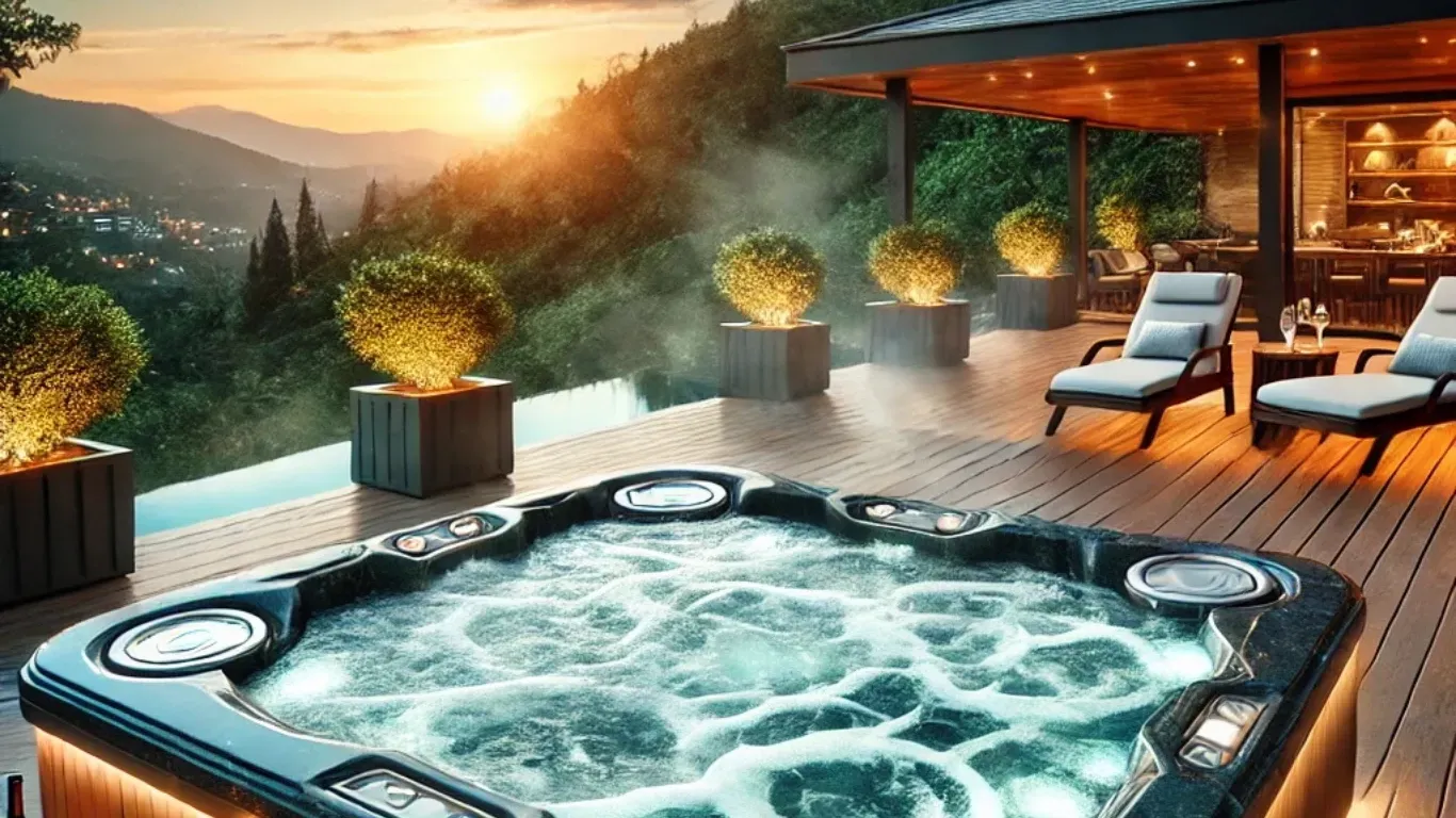 image d'un spa dans un endroit luxueux