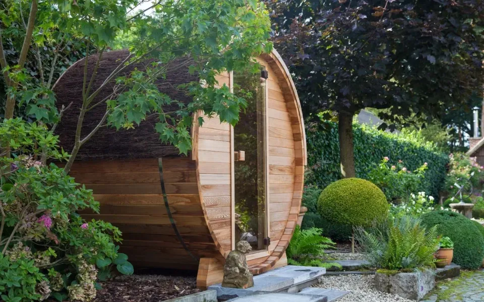 tonneau sauna outdoor