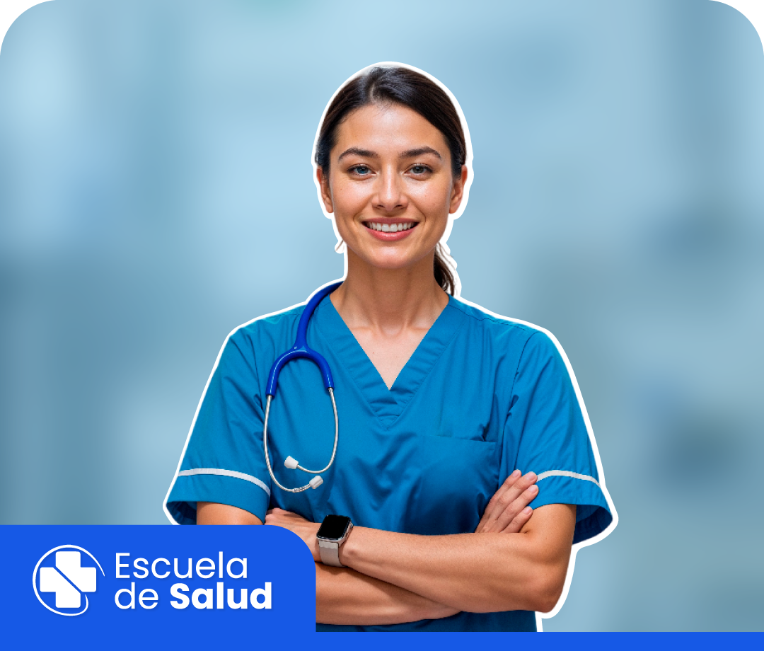 Un dentista está preparando una bandeja para un paciente en un consultorio dental.