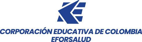 A logo for corporacion educativa de colombia eforsalud