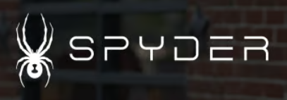 The Spyder logo, a white spider icon next to the word 