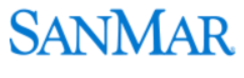 SANMAR logo in blue.