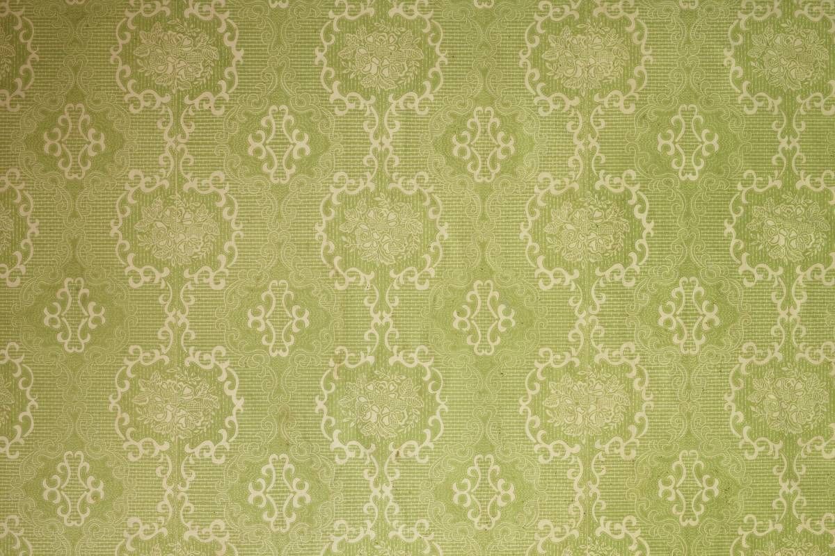 Green vintage wallpaper near Lockport, New York (NY)