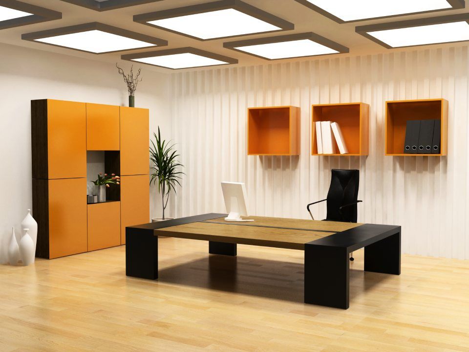 interni azienda moderni in legno