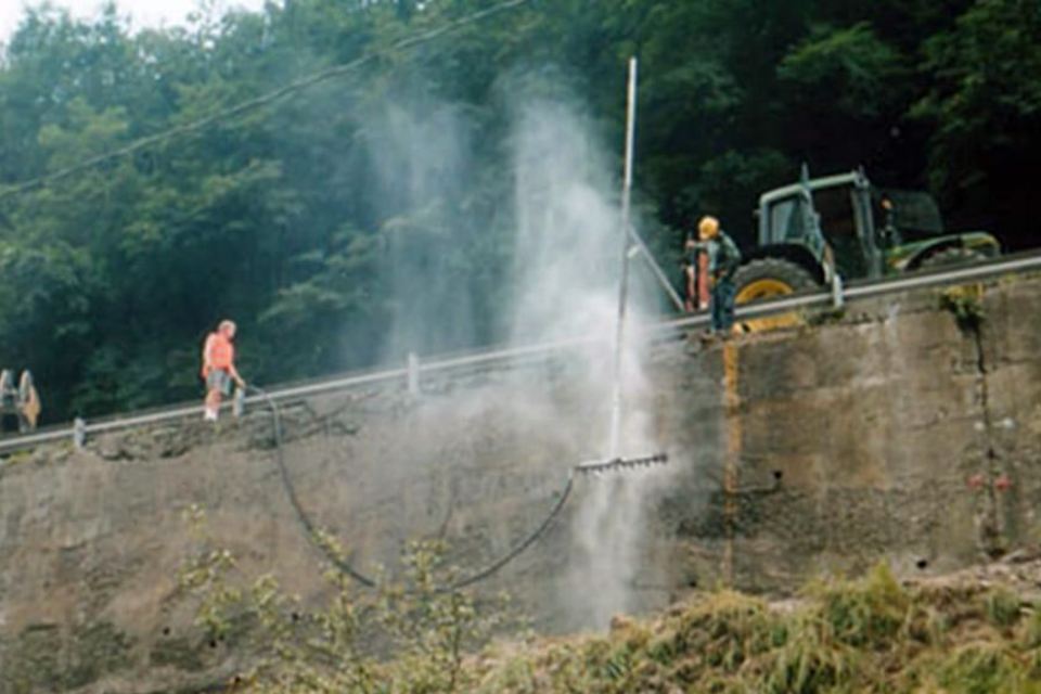 Lavaggio muri e terrazzi