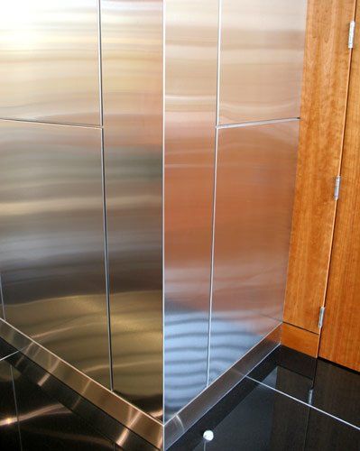 High End Metal Fabrication — Metal wall beside the door in South San Francisco, CA