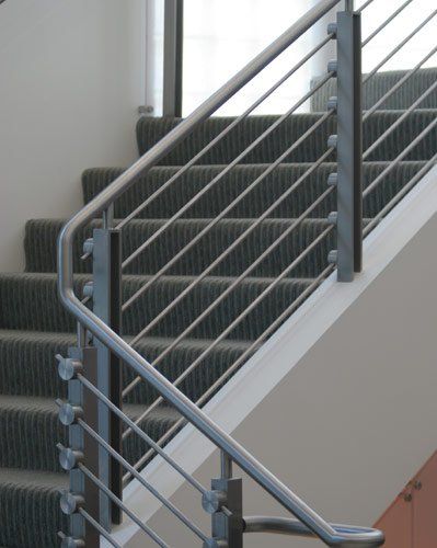 Metal Fabrication Near Me — Curved black stair in South San Francisco, CA