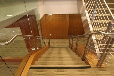 Expensive Metal Fabrication — Gold staircase going ground floor in South San Francisco, CA