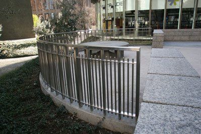 Metal Fabrication South San Francisco — Rounded terrace outside vicinity in South San Francisco, CA