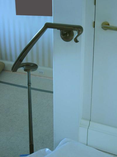 Metal Fabrication South San Francisco — Stair with small metal handle in South San Francisco, CA