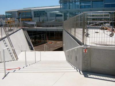 Metal Installation — Stair going down the building in South San Francisco, CA