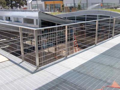 Elevator Metal — Rooftop staircase with metal railing in South San Francisco, CA