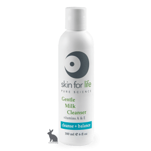 a bottle of skin for life gentle milk cleanser