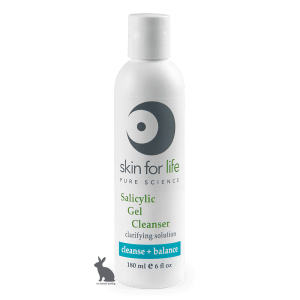 a bottle of skin for life salicyclic gel cleanser