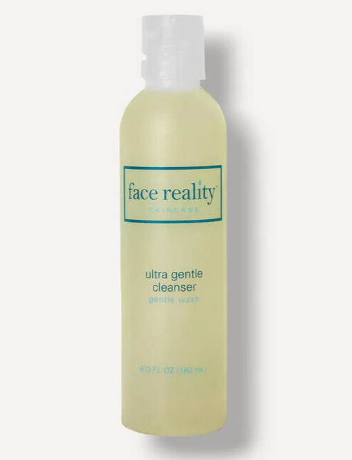 a bottle of face reality ultra gentle cleanser