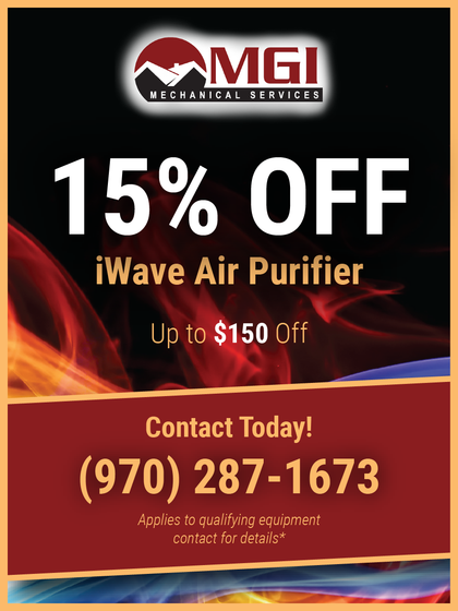 hvac promotions 15% off iwave air purifier