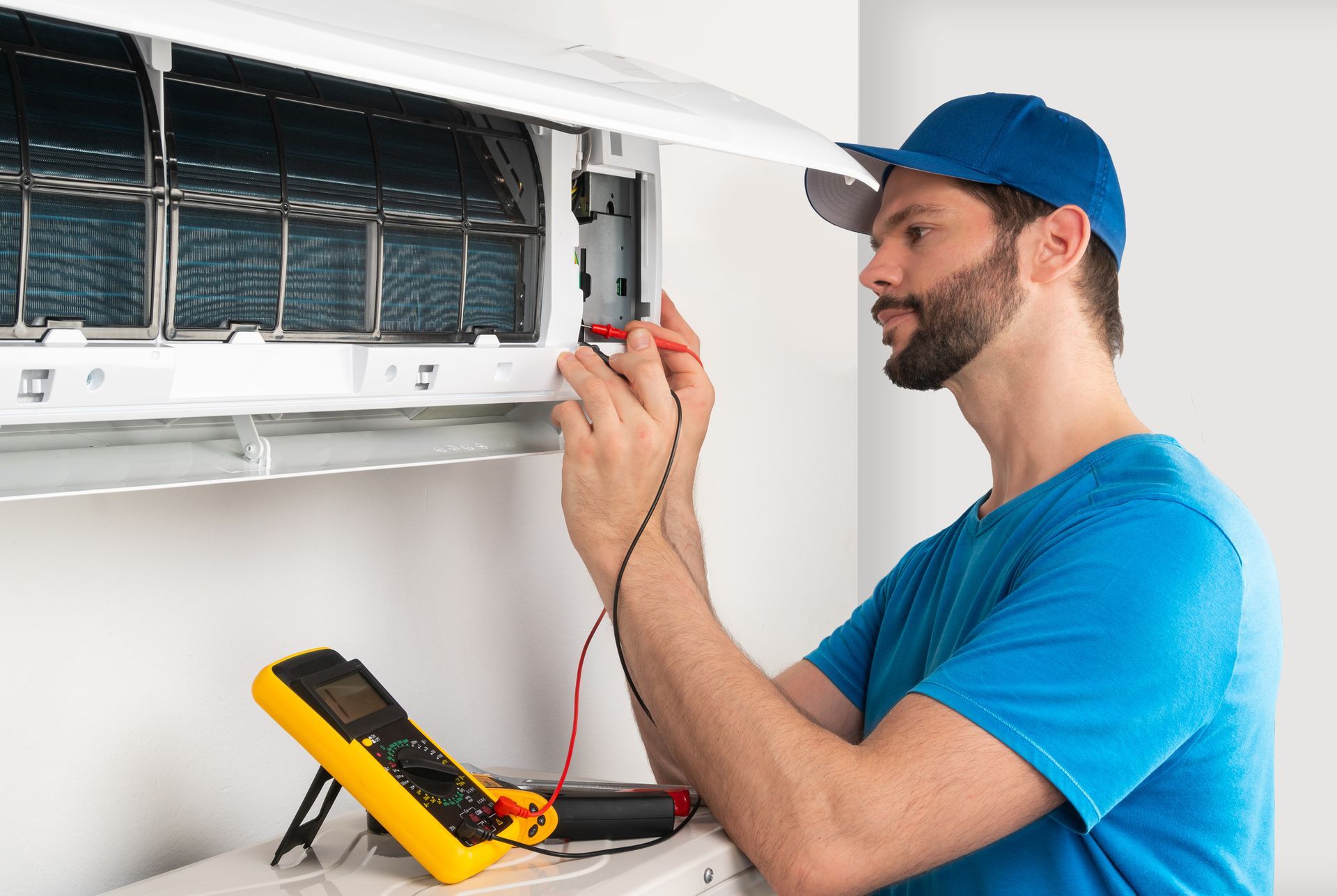 Installation service fix repair maintenance of an air conditioner indoor unit, by MGI Mechanical Ser