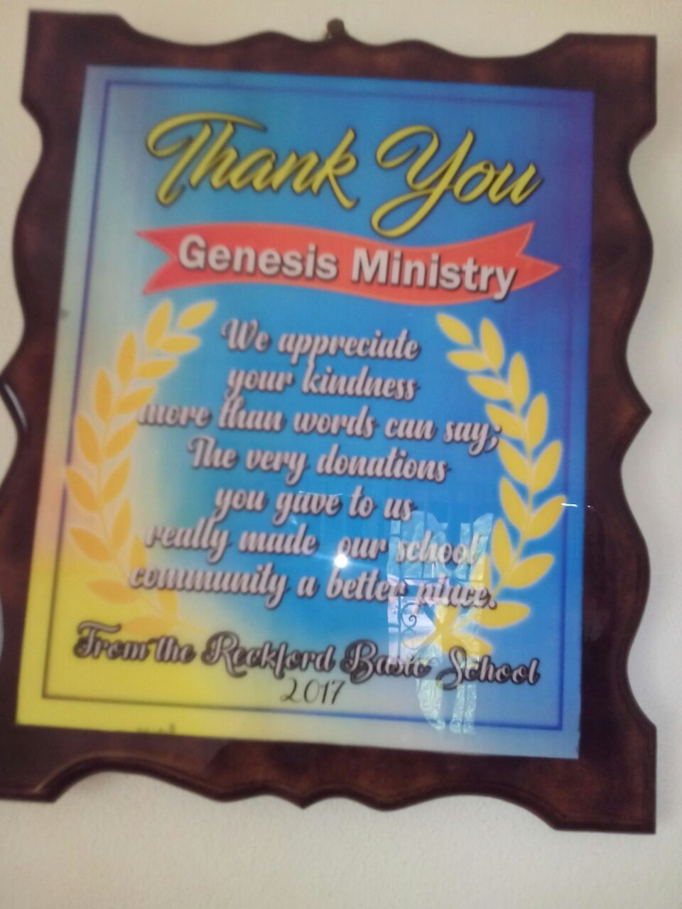 School Graduation Photos for Schools Assisted by Genesis Outreach