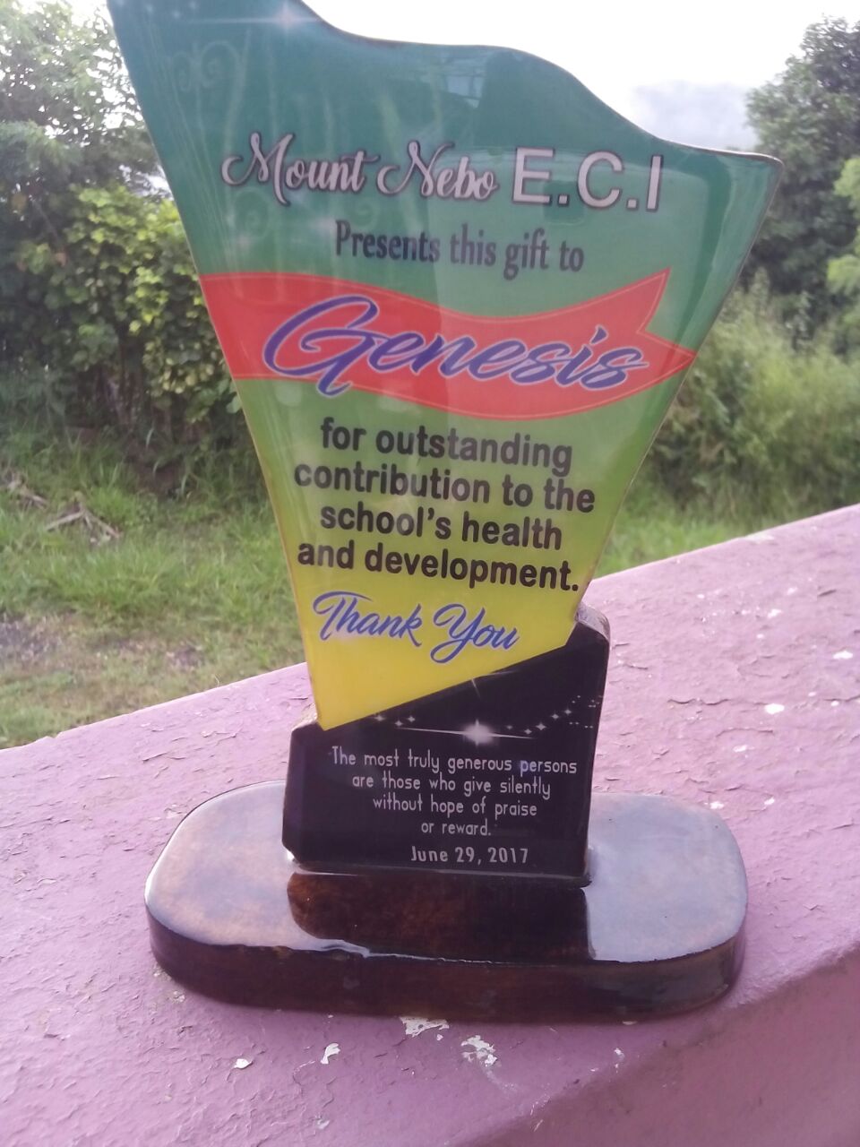 School Graduation Photos for Schools Assisted by Genesis Outreach