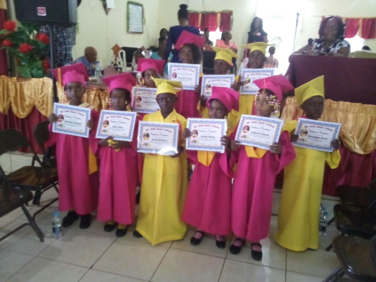 School Graduation Photos for Schools Assisted by Genesis Outreach