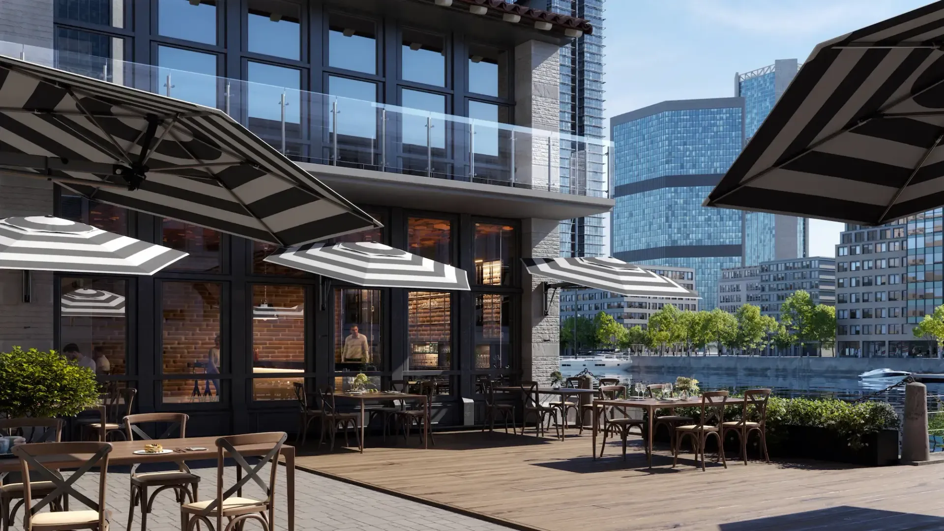 Waikato Shutters & Blinds Shadowspec Retreat™ umbrella