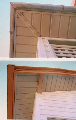 A Before And After Picture Of A Gutter On A House — All Style Home Improvements in Hay Point, QLD