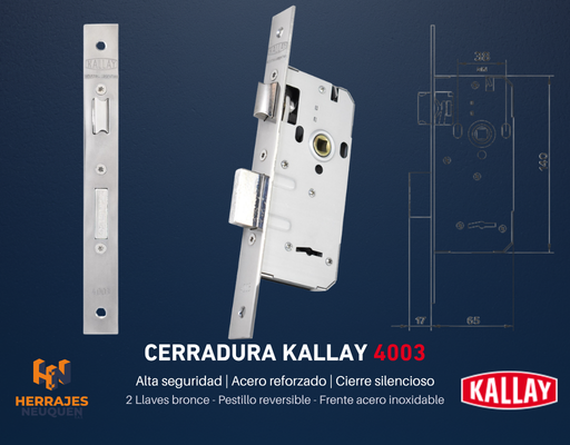 CERRADURA DE EXTERIOR 4003 KALLAY