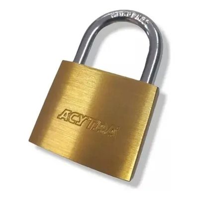 CANDADO DE BRONCE 50 MM CON DOBLE TRABA 3 llaves ACYTRA