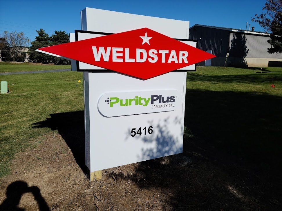 Weldstar Sign — Kenosha, WI — Creative Designs Custom Sign