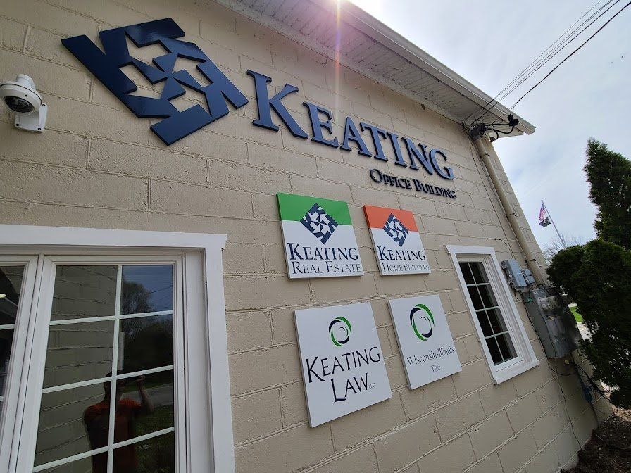 Keating Sign — Kenosha, WI — Creative Designs Custom Sign