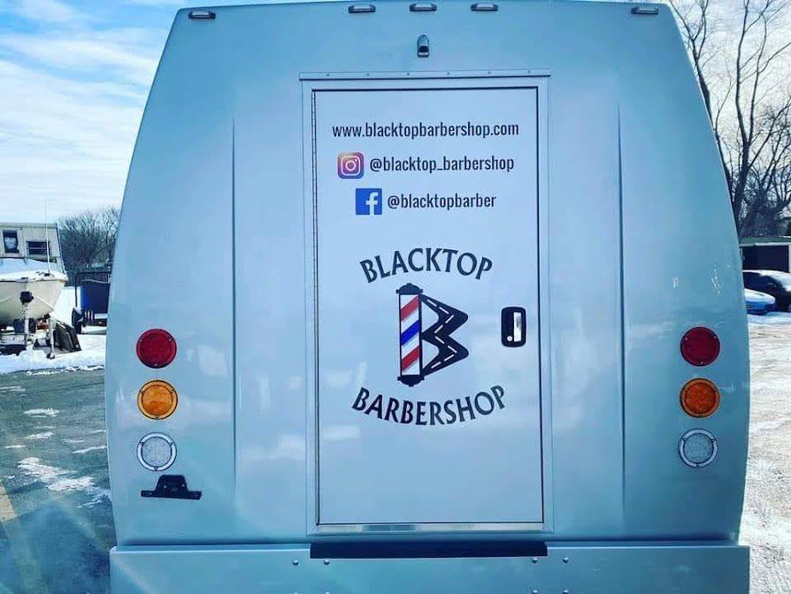 Barbershop Lettering — Kenosha, WI — Creative Designs Custom Sign