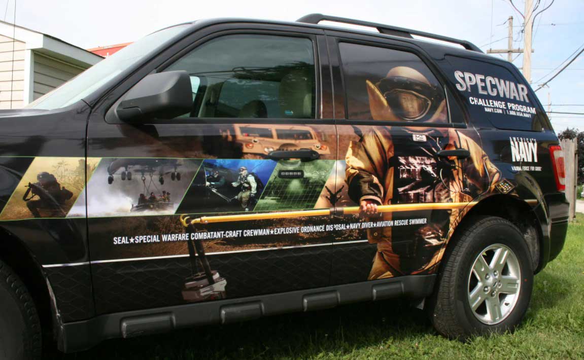Custom vinyl wraps for vehicles — Kenosha, WI — Creative Designs Custom Sign