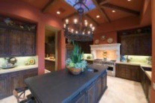 Granite worktop Countertop in Palm Springs kitchen;Ambrose Randa Hardwoods;New Britain,PA