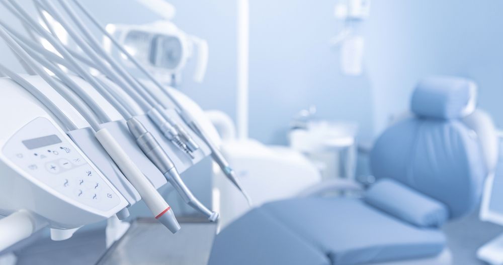 women smiling in the dental treatment room 