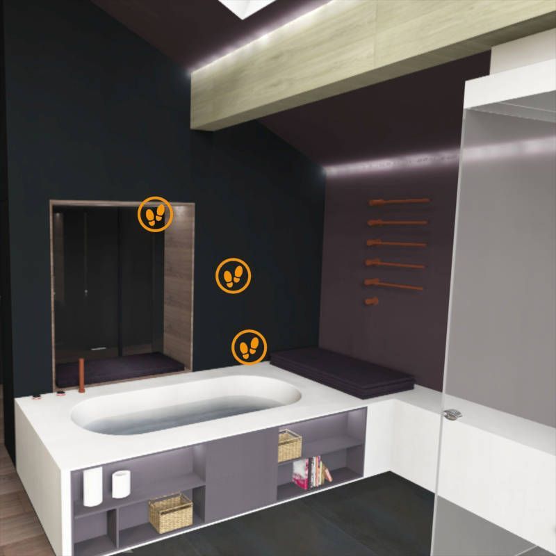 3D-Badplanung Visualisierung von CREOrooms Badsanierung