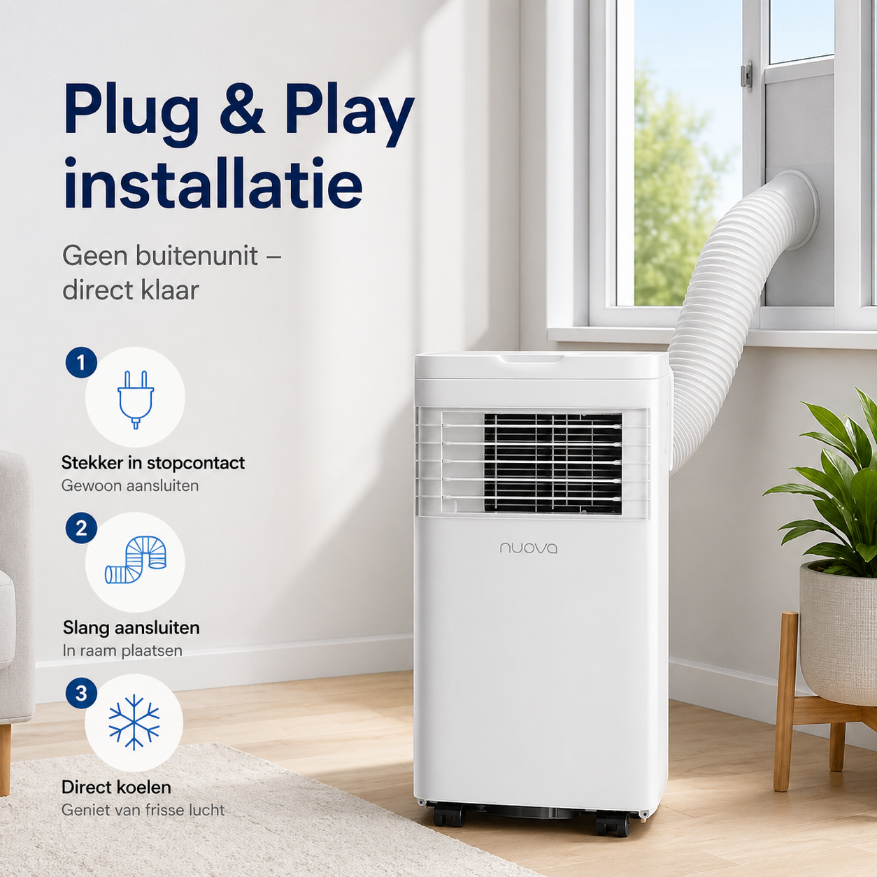 Plug and play airco