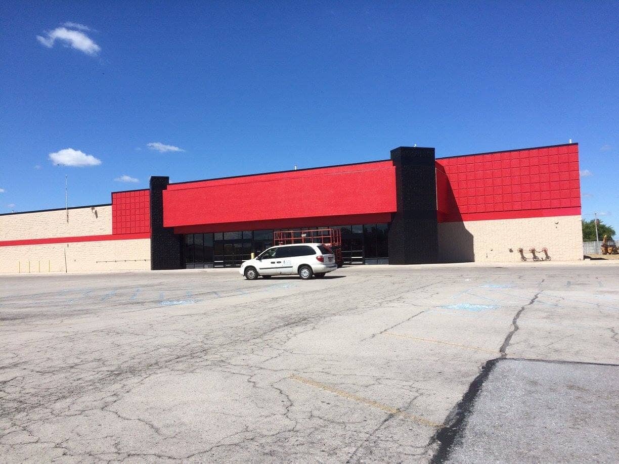 Red Paint Building — Lima, OH — TJ Painting And Repair