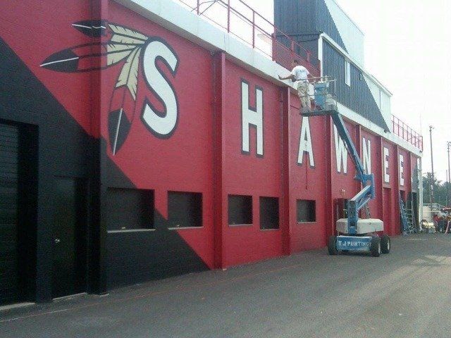 Football Stadium Painting — Lima, OH — TJ Painting And Repair