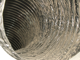 a close up of a duct with a hole in the middle