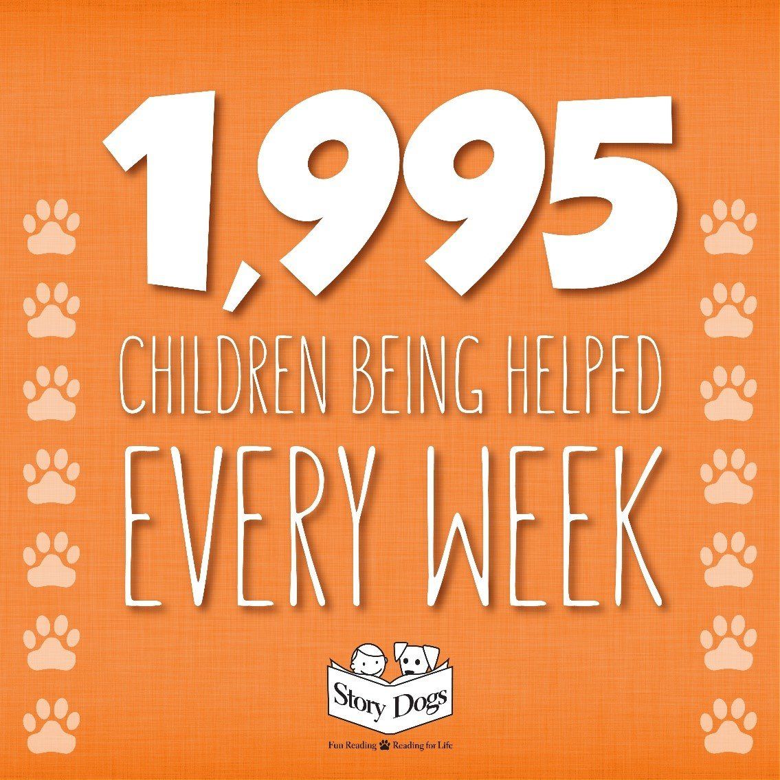 Story Dogs are helping 1,995 children learn to read every week