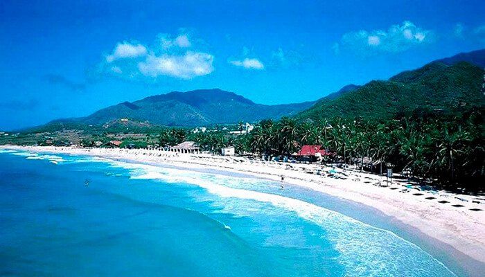 Playa Parguito: arena dorada, palmeras y aguas azules para el descanso perfecto.