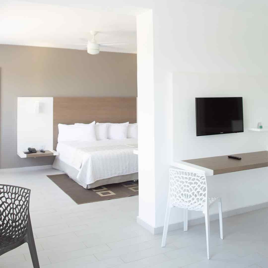 Suite en LD PLUS, Playa El Agua, Isla Margarita. Espaciosa y con vistas al mar. Confort y elegancia.