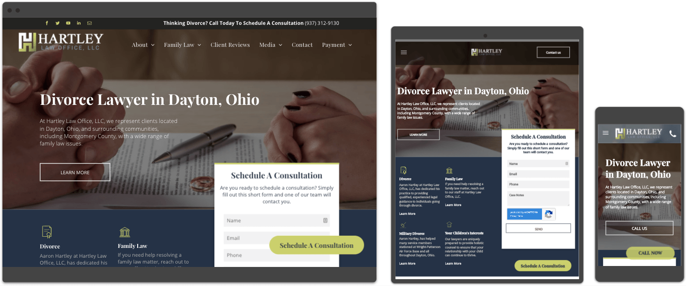 divorce lawyer website