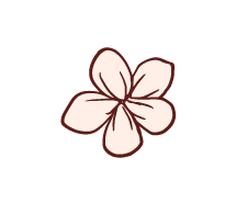 dekoratives Blumenzeichen