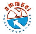 Un logo pour une entreprise appelée échangeurs de chaleur.