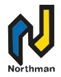 Le logo de Northman est bleu et jaune et ressemble à une cravate.