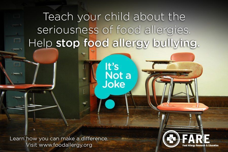 It's not a joke - teach your child about the seriousness of food allergies