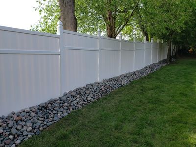 White picket fence — Pittsburgh, PA — Solid Contracting LLC