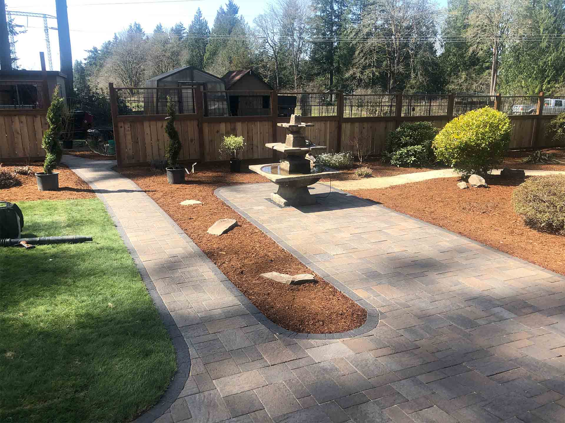 Beautiful stone walkway - Lacey, WA - All You Need Landscaping